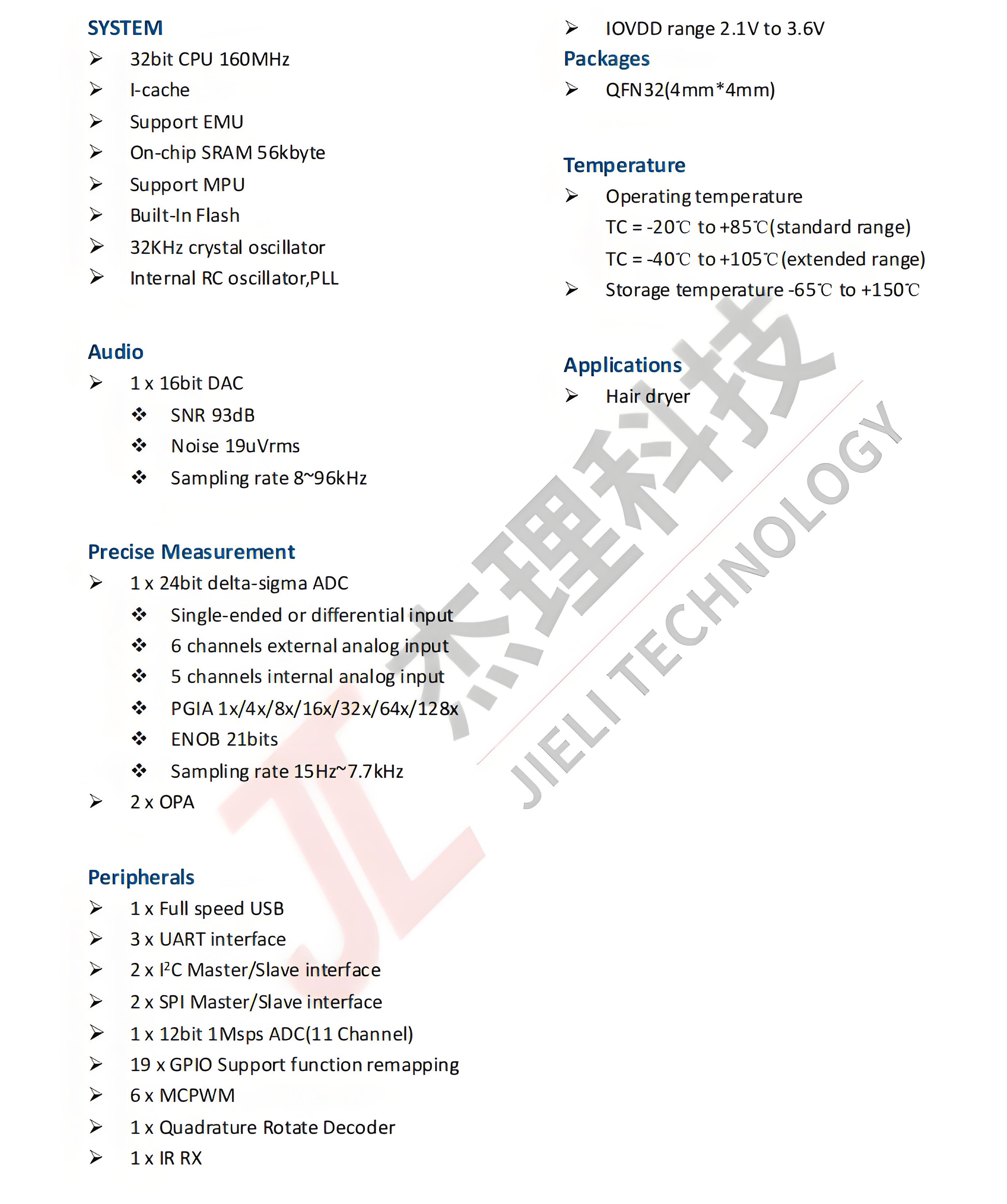 AC826B Features